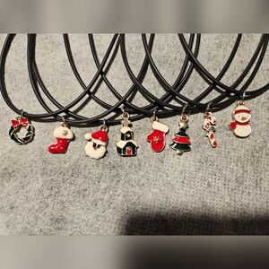Handmade NEW Festive Holiday Charm Necklaces